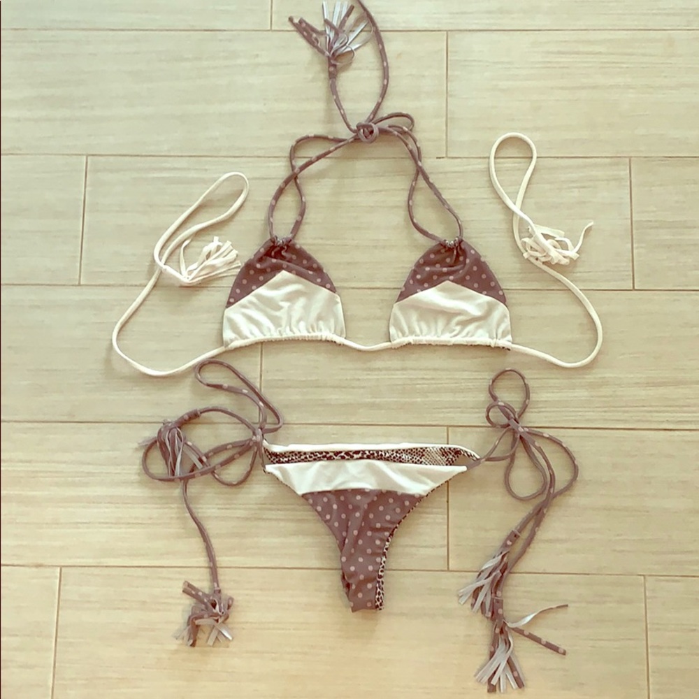 Acacia polka dot bikini